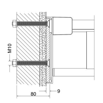 Avenarius Free Living Befestigungs-Set für Stützklappgriffe