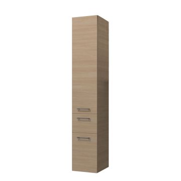 Badea Hochschrank 30 cm, 2 Türen, 1 Auszug, 3 Glaseinlegeböden