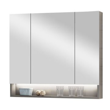 Badea Spiegelschrank 70 cm, Seitenansicht