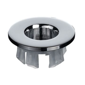 Badea Überlauflochabdeckung chromfarbig