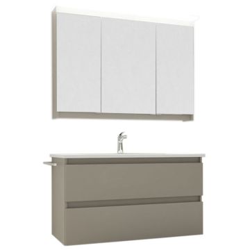 b collection b solid Badmöbel Set 3 - 101,2 cm