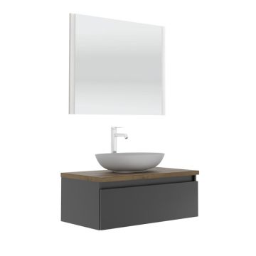 b collection b solid Badmöbel Set 8 - 80,8 cm