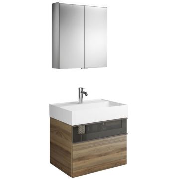 Burgbad Yumo Badmöbel Set 3 - 67 cm - 1