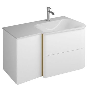 Burgbad Badu Waschtisch mit Unterschrank Set 2 - 92 cm