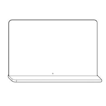 Burgbad b.me Badspiegel / Leuchtspiegel - 120 cm