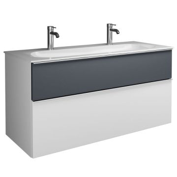 Burgbad Fiumo 2.0 Waschtisch mit Unterschrank Set - 122 cm