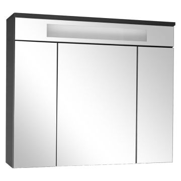 Fackelmann Kara Anthrazit Spiegelschrank 80 cm