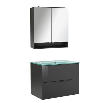 Fackelmann Luna Badmöbel Set Set 4 - 80 cm