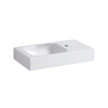 Geberit iCon Waschtisch - Hahnloch, Ablagefläche, weiß, KeraTect