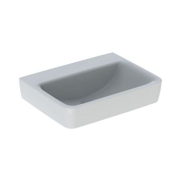 Geberit Renova Plan Waschtisch - ohne Hahnloch, weiß, KeraTect