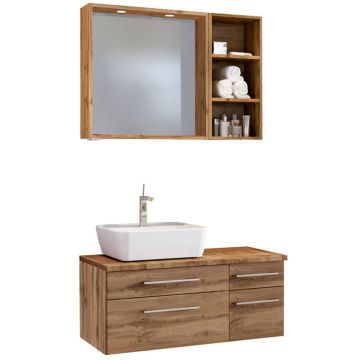 Held Möbel Davos Badmöbel Set 41 - 90 cm