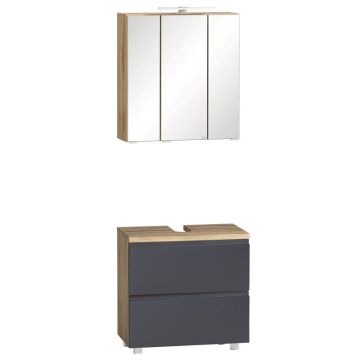 Held Möbel - Empoli Badmöbel Set 60 cm Front