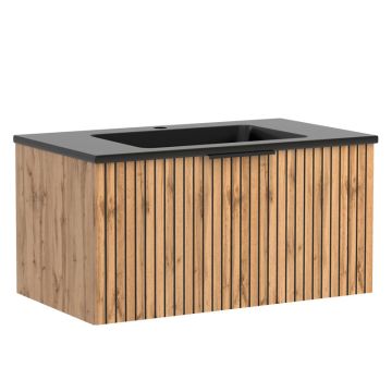 Held Möbel Ashton Waschtisch mit Unterschrank - 80 cm, 1 Auszug