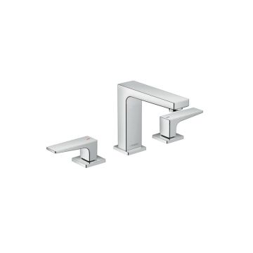 Hansgrohe 3-Loch Waschtischarmatur 110-Metropol, chrom