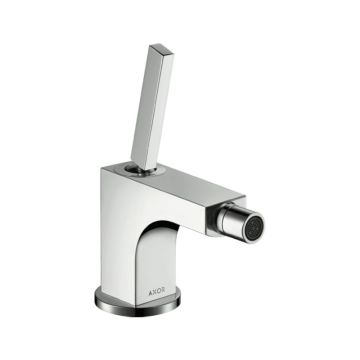 Axor Citterio Bidetarmatur mit Zugstangen-Ablaufgarnitur