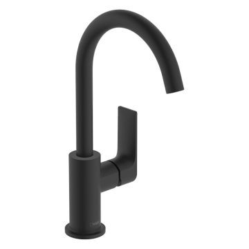 Hansgrohe Rebris E Waschtischarmatur mit Zugstangen-Ablaufgarnitur