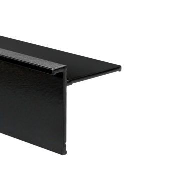 HSK Renodeco Eckprofil Außen flächenbündig, Profilfarbe schwarz matt