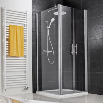 HSK Favorit Nova zweiteilige Pendeltür 100 cm mit Seitenwand 100 cm