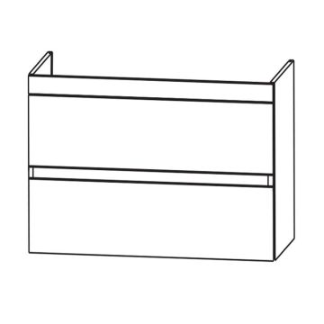 Laguna Waschtischunterschrank 75 cm Skizze