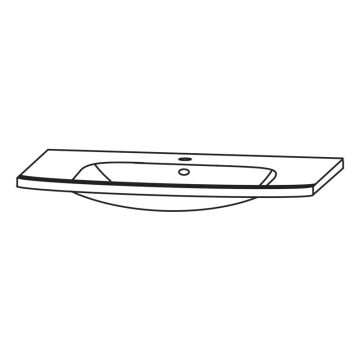 Laguna Kera.Time Möbelwaschtisch - 95 cm Skizze