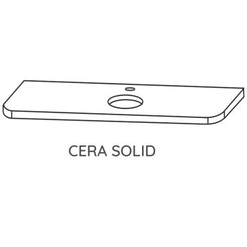 Laguna Orbis Waschtischplatte - 81 cm Skizze