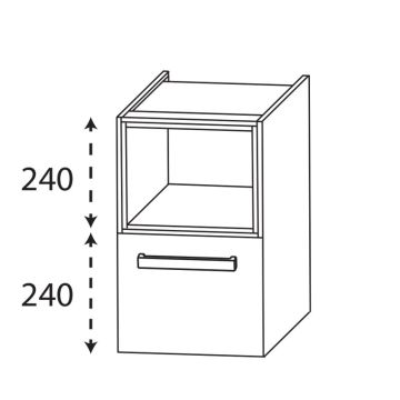 Laguna Laola Unterschrank - 30 cm Skizze
