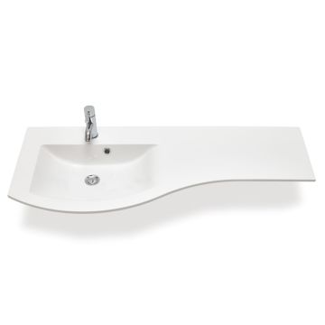 Marlin Bad 3280 Möbelwaschtisch - 121 cm Ablage rechts