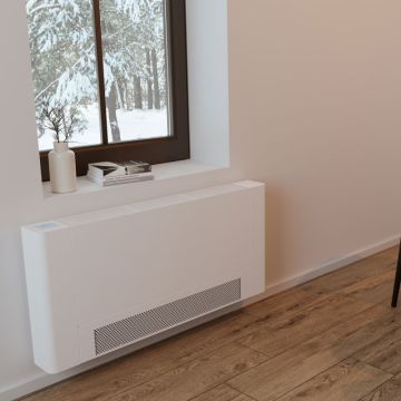 Corpotherma Niedertemperaturheizkörper E Wärmepumpenheizkörper - 93 cm, für Wärm