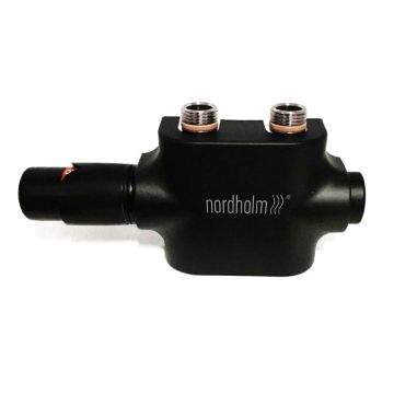 Nordholm Twin Reg Genesis, Weiß, inkl. Thermostatkopf für beidseitigen Anschluß