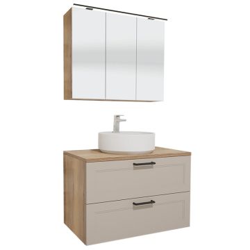 Nobilia Country Badmöbel Set 15 - 90 cm