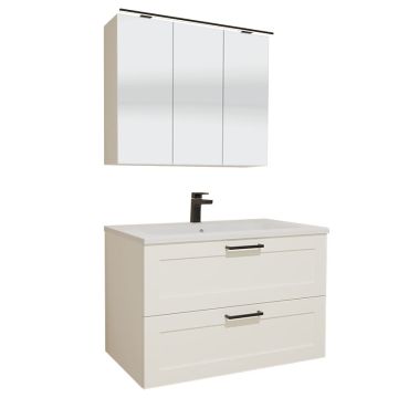 Nobilia Country Badmöbel Set 8 - 90 cm