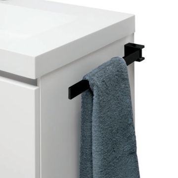 Nobilia Zubehör Handtuchhalter - zur Korpus- oder Wandmontage, Chrom Glanz