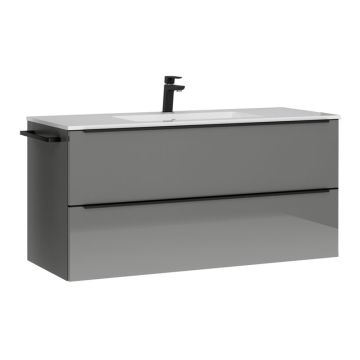 Nobilia City Line Waschtisch mit Unterschrank 4 - 121 cm