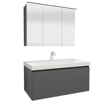 Nobilia Nio Line N Badmöbel Set 10 - 101 cm