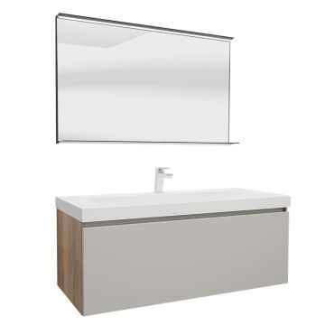 Nobilia Nio Line N Badmöbel Set 13 - 121 cm