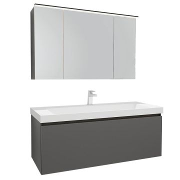 Nobilia Nio Line N Badmöbel Set 14 - 121 cm