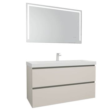 Nobilia Nio Line N Badmöbel Set 15 - 121 cm