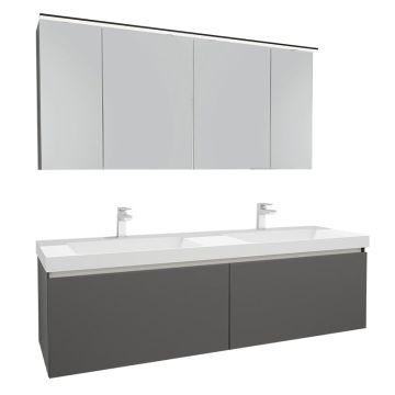 Nobilia Nio Line N Badmöbel Set 22 - 161 cm