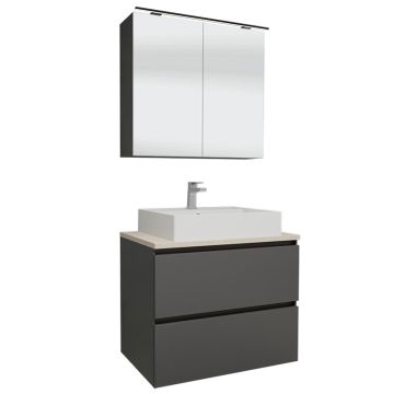 Nobilia Ella Line N Badmöbel Set 3 - 80 cm