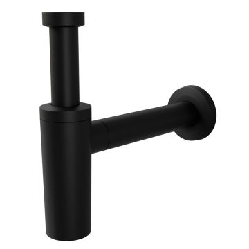 Pelipal Zubehör Designsiphon / Design-Ablauf-Garnitur Geberit, Schwarz matt