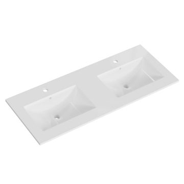 Pelipal Serie 6110 Keramik-Doppelwaschtisch 121 cm