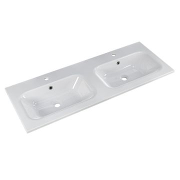 Pelipal Serie 6110 Mineralmarmor-Doppelwaschtisch 121 cm