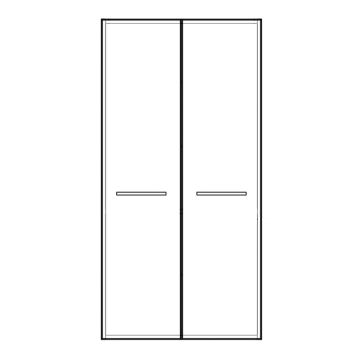 Pelipal PCON Midischrank 60 cm Skizze