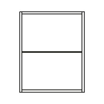 Pelipal PCON Wandschrankregal 45 cm Skizze