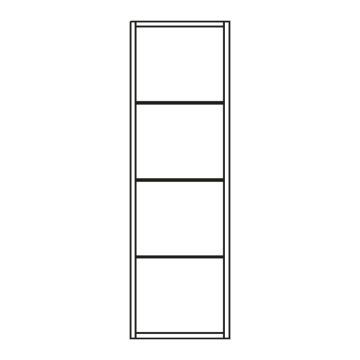 Pelipal PCON Highboardregal 30 cm Skizze