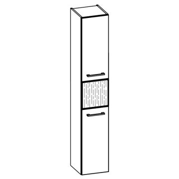 Pelipal Universelle Beimöbel Hochschrank - 30 cm Skizze