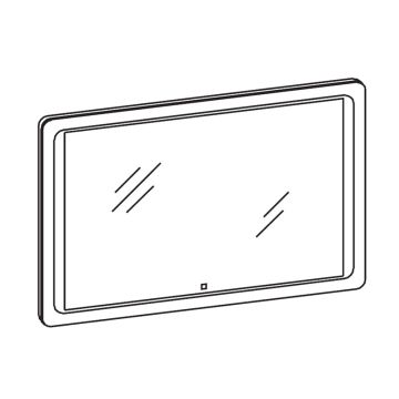 Pelipal Quickset 943 - Filo Badspiegel - 110 cm Skizze