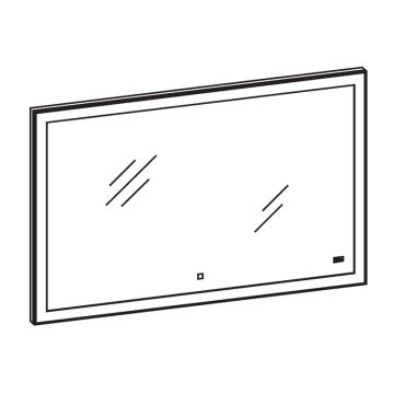 Pelipal Quickset 943 - Filo Badspiegel - 110 cm Skizze