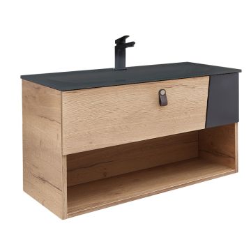 Pelipal Serie 7040 Glaswaschtisch mit Unterschrank - 92 cm