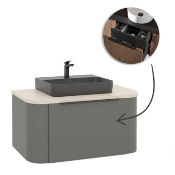 Pelipal Serie 7200 Waschtisch mit Unterschrank Set 107 cm